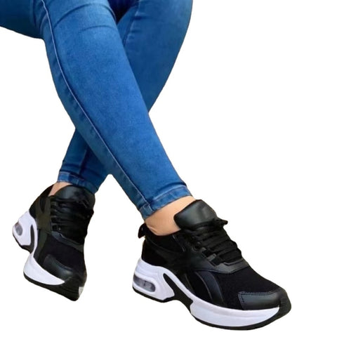 נעלי סניקרס ספורטיביות עם סולייה גבוה - LIMI