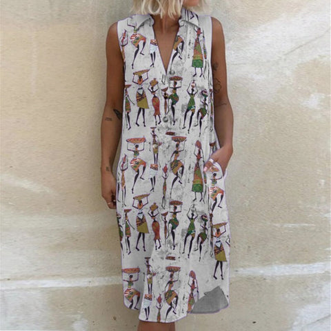 שמלת רטרו מיוחדת בעיצוב עתיק גזרת טוניקה נשפכת