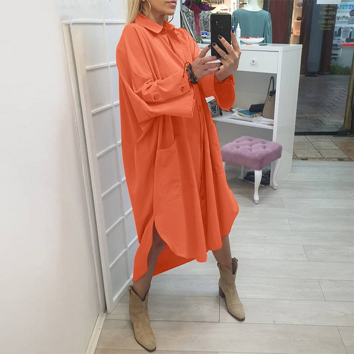 שמלה אביבית נשפכת Blousom