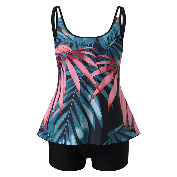 בגד ים בכתפיות כפולות בגזרה נשפכת mutea