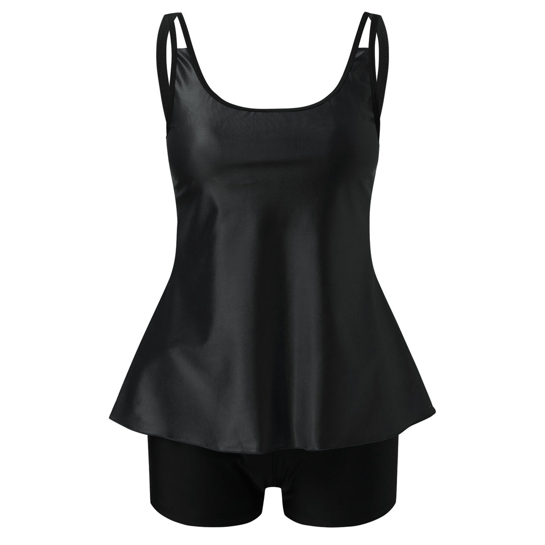 בגד ים בכתפיות כפולות בגזרה נשפכת mutea